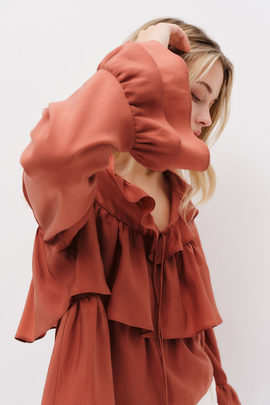 Blusa de volantes - H&m фото 4
