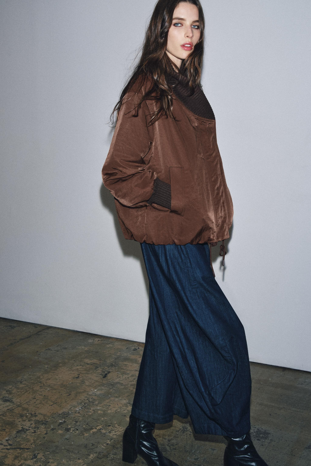 ZW COLLECTION RIBBED JACKET - Zara фото 4