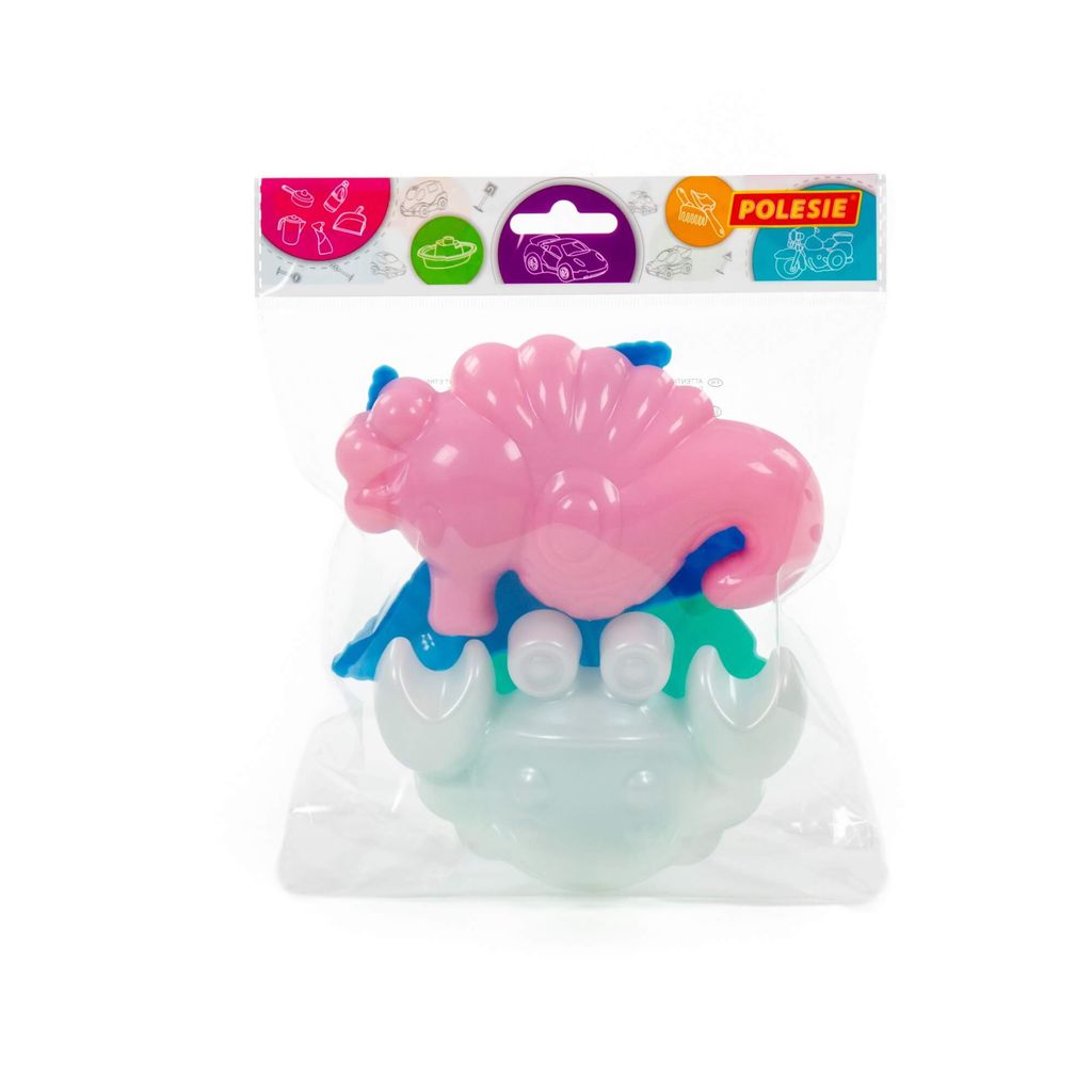 Формочки (краб №2 + морской конёк + морская звезда №2 + ракушка №2) - Полесье фото 6