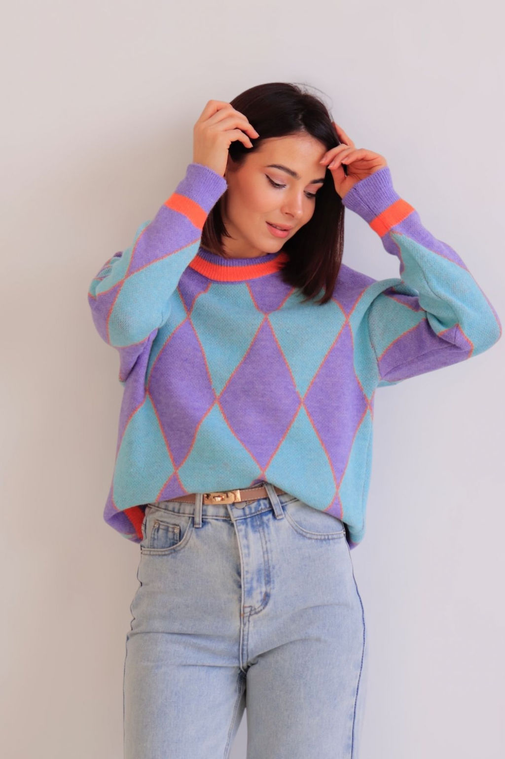 Martichelli Джемпер с ромбами  фото 7