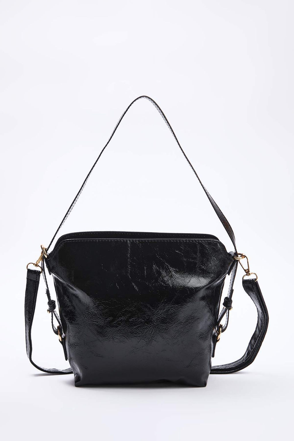 Siyah Dokulu Cift Sapl? Ayarlanabilir Kad?n Omuz Cantas? TAKSS26OC00034 - Trendyolmilla фото 2