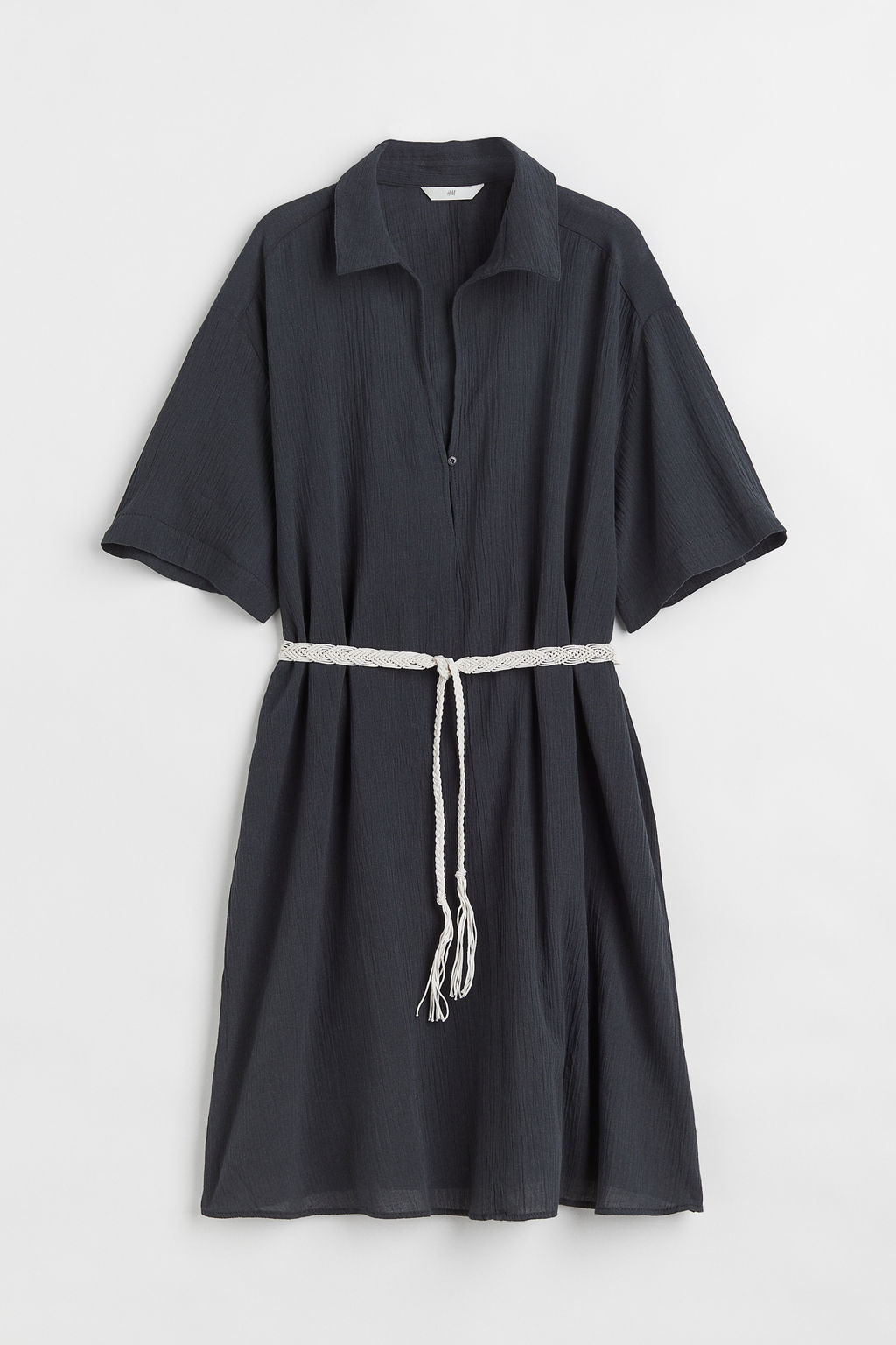 Vestido camisero con cintur?n