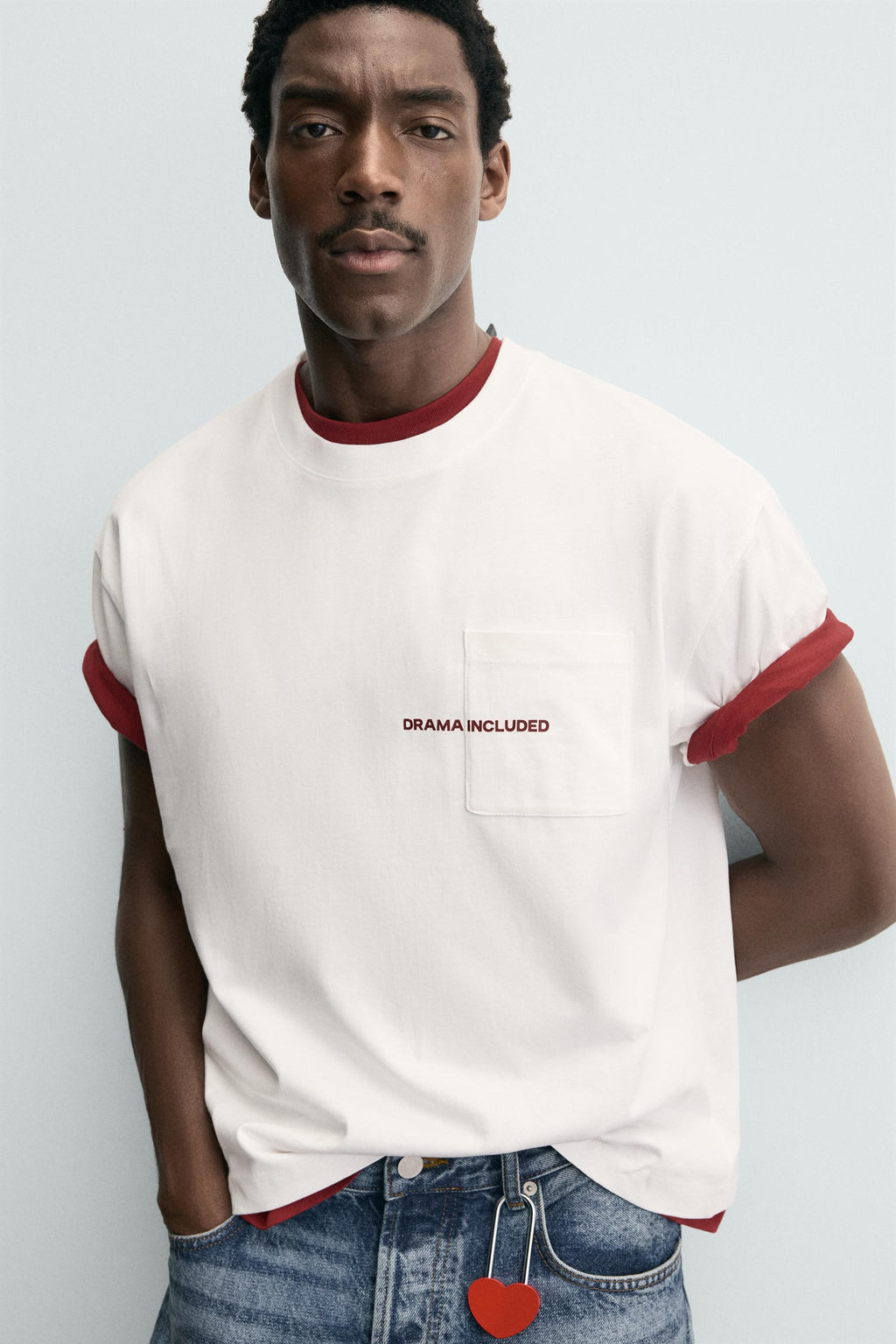 SLOGAN PRINT POCKET T-SHIRT - Zara фото 12