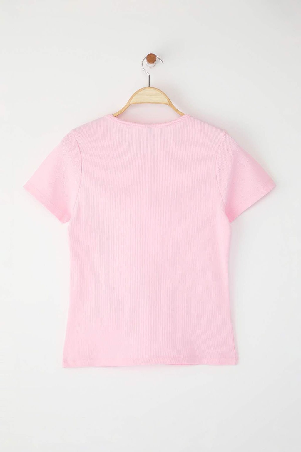 Beyaz Crop Orme T-Shirt TEDSS24TS00008 - Trendyolmilla фото 7