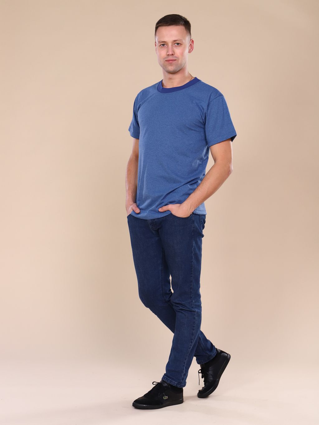 М112 Футболка мужская (синий)