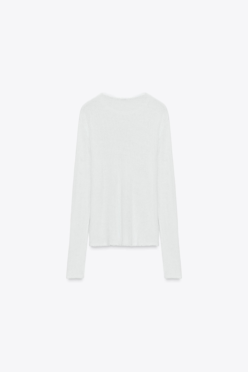 LONG SLEEVE RUSTIC TOP - Zara фото 2