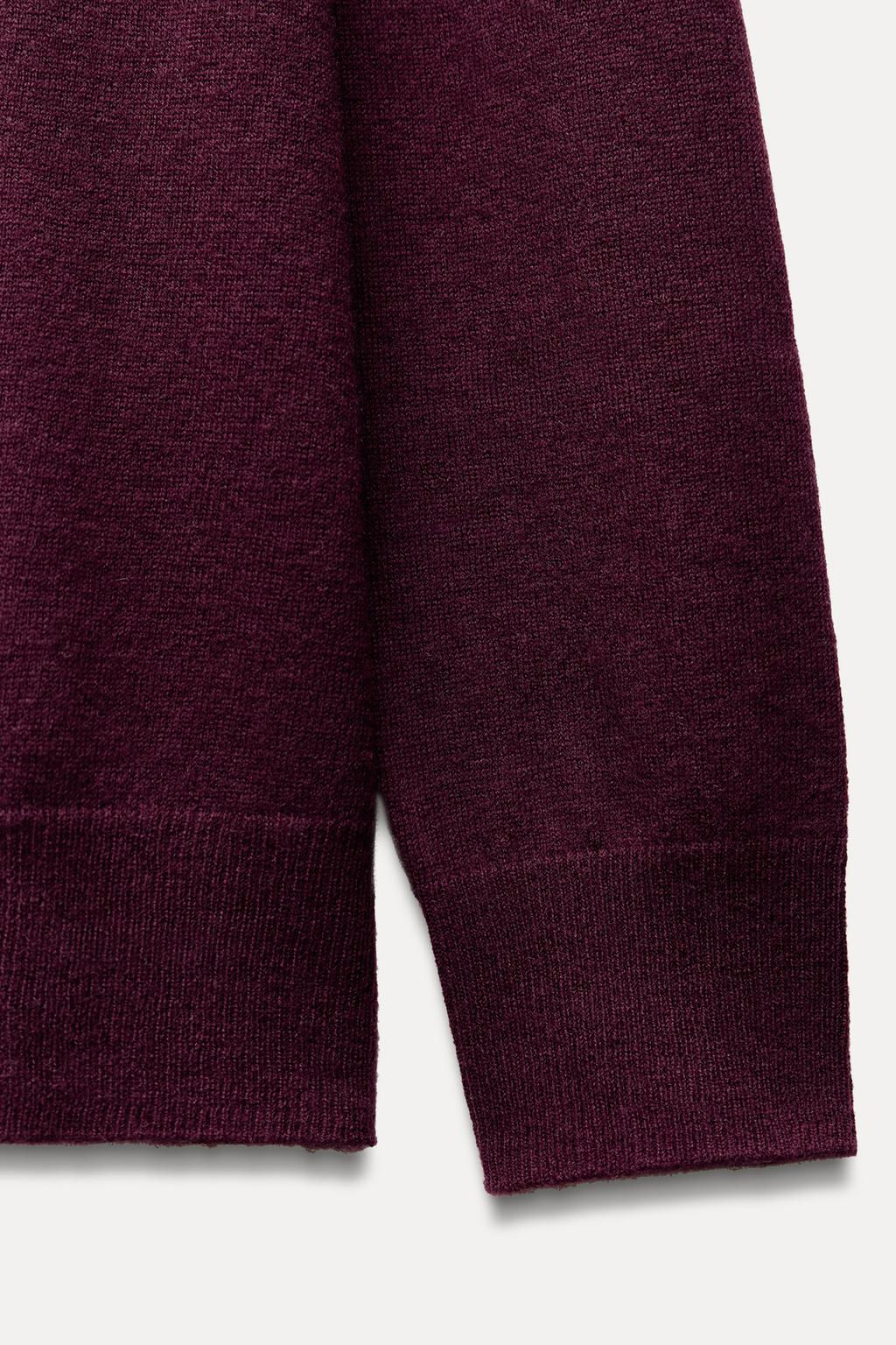 EXTRA SOFT 100% WOOL SWEATER - Zara фото 27