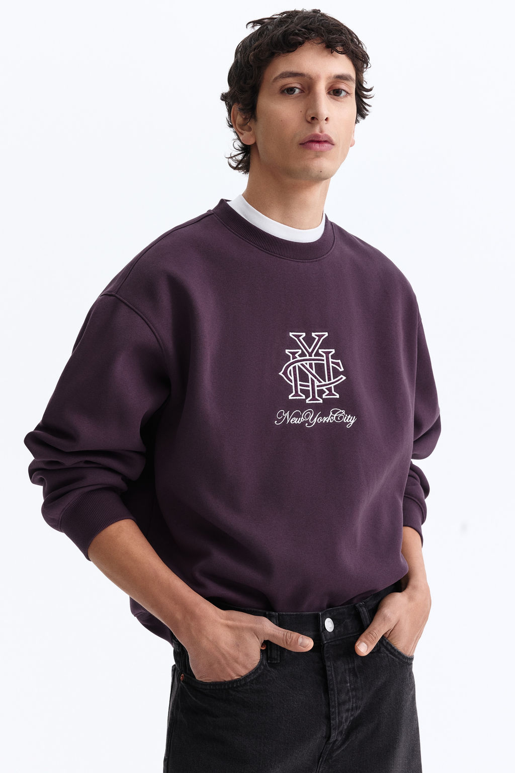 Sudadera estampada Loose Fit - H&m фото 4