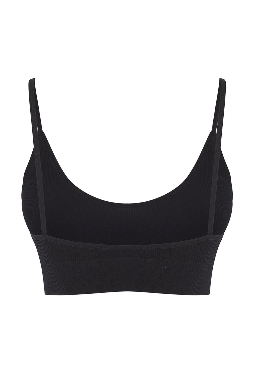 TRENDYOLMILLA Siyah Seamless/Dikissiz Ip Ask?l? Balensiz Kaps?z Bralette Orme Sutyen THMAW23SU00140 фото 23