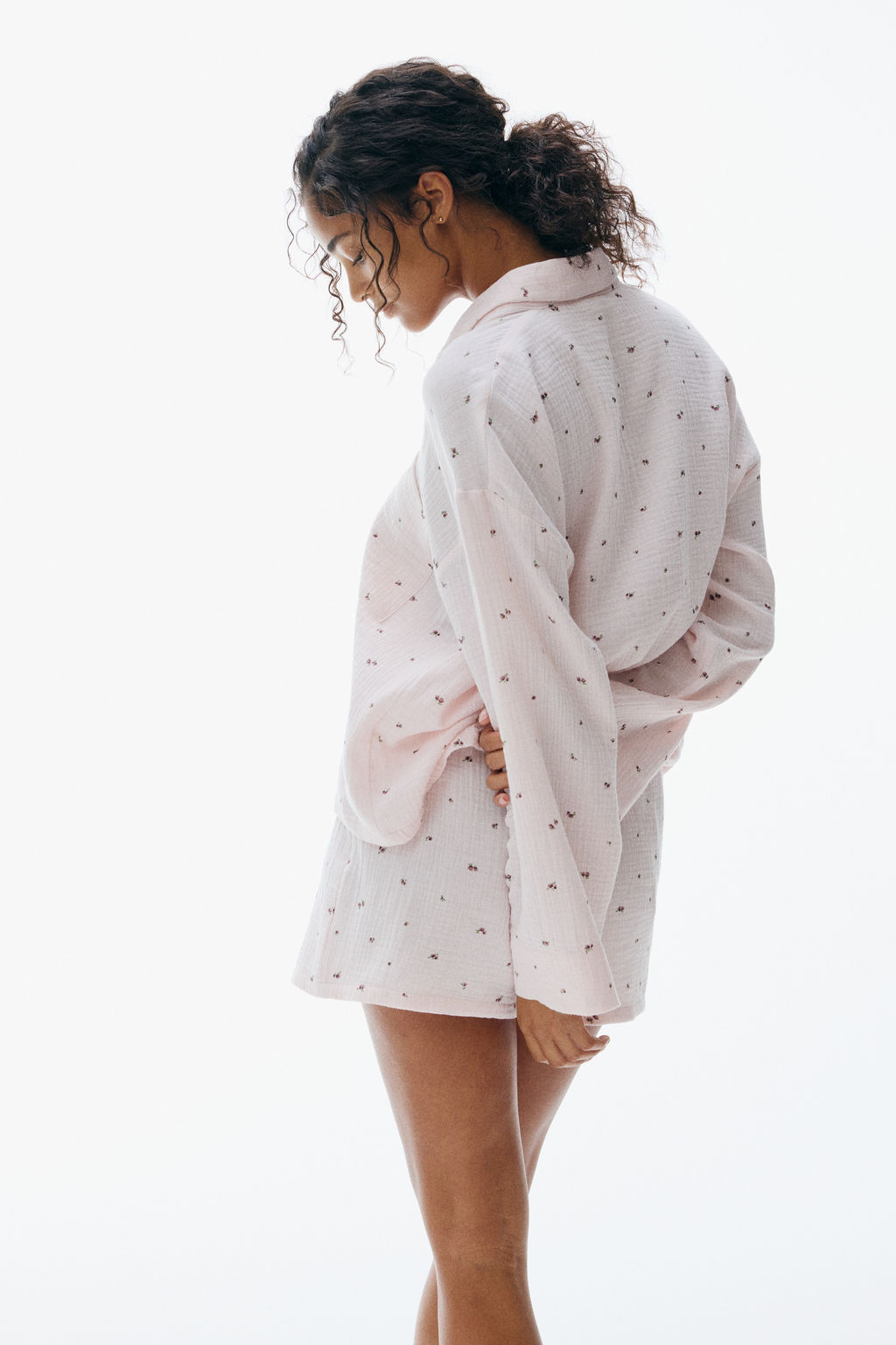 Camisa y pantal?n corto de pijama - H&m фото 18