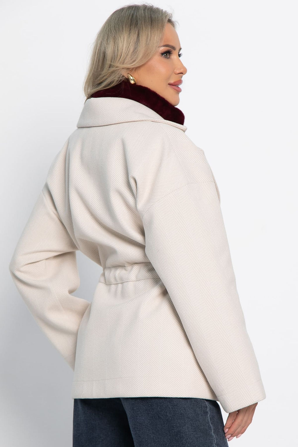 Пальто-пиджак (ткань: драп) - Lt collection фото 64