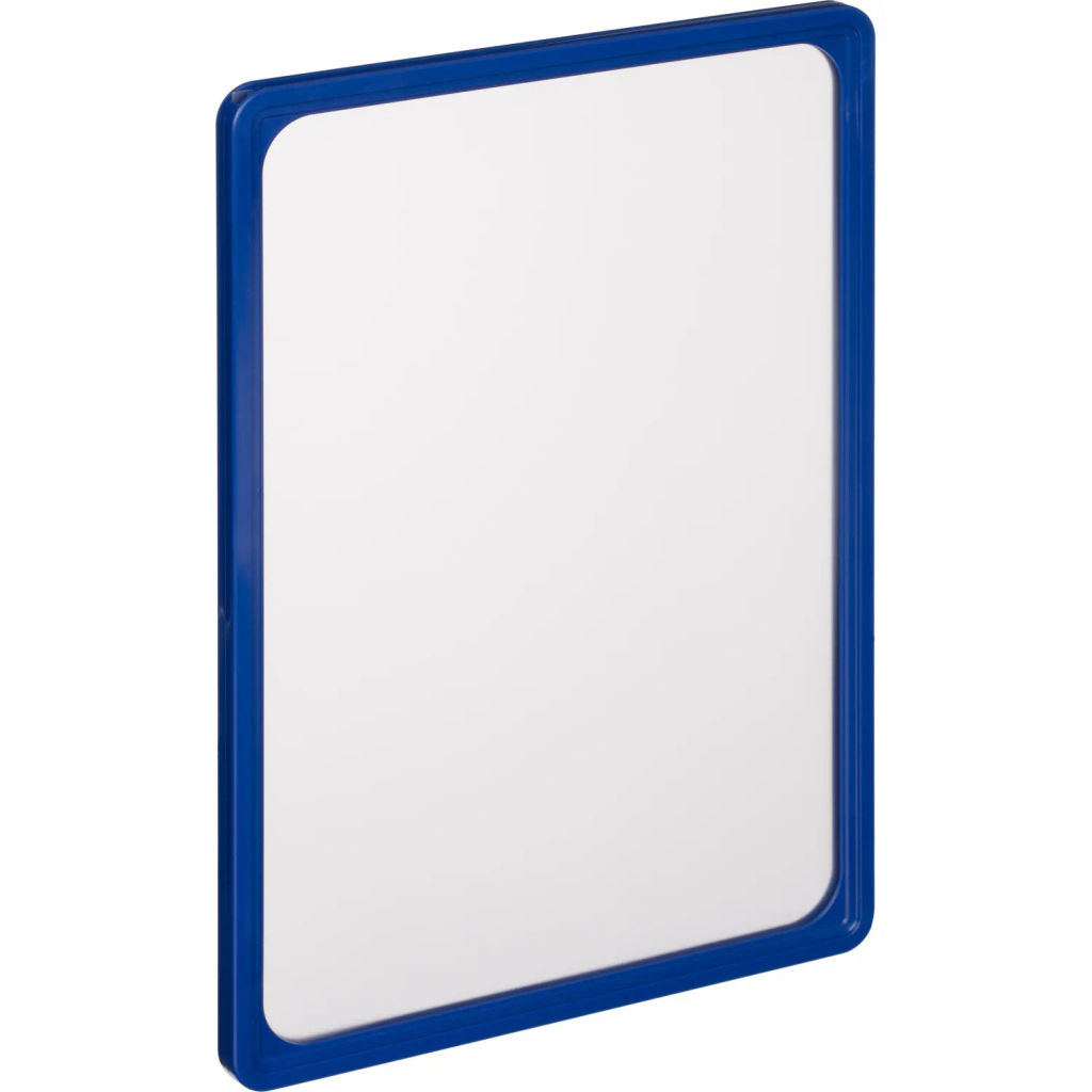 Рамка пластиковая А4 Комус, синий с карманом-проектором 10шт/уп