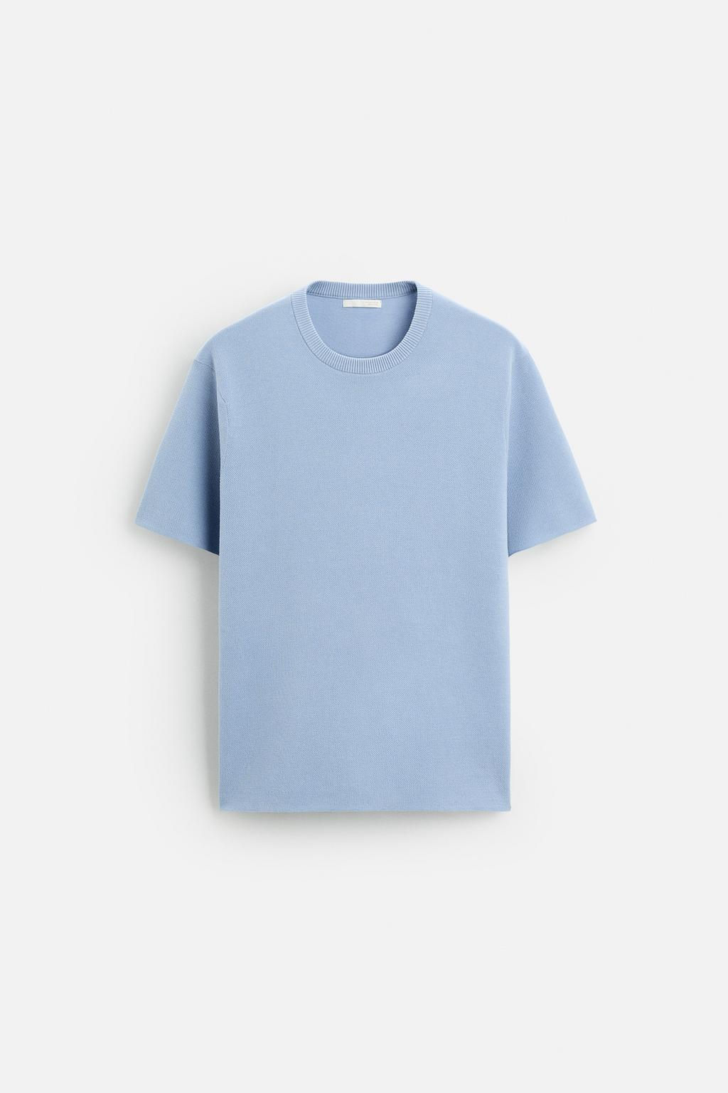 RELAXED FIT KNIT T-SHIRT - Zara фото 23