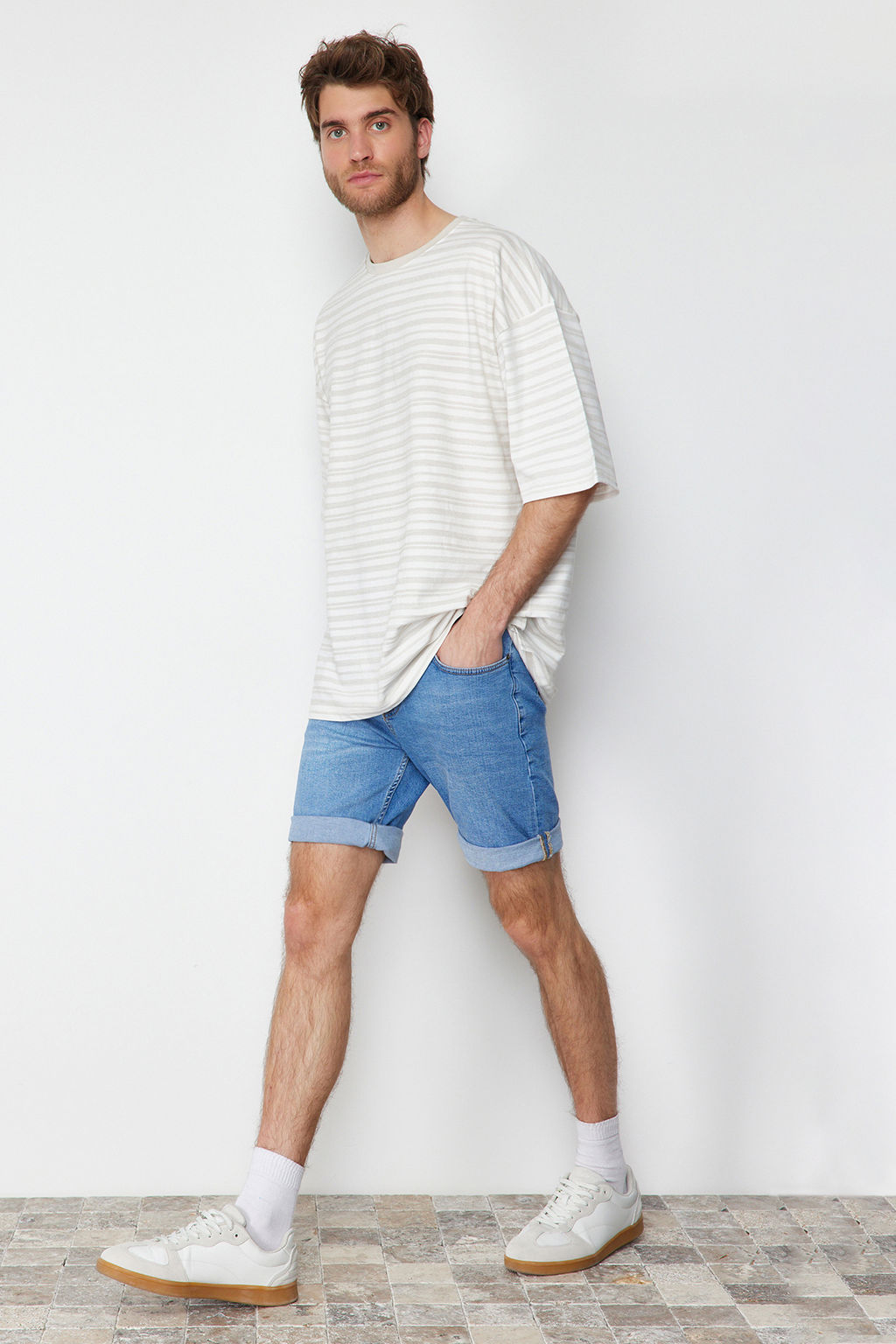 Mavi Skinny Fit Denim Kot Sort TMNSS21SR0486