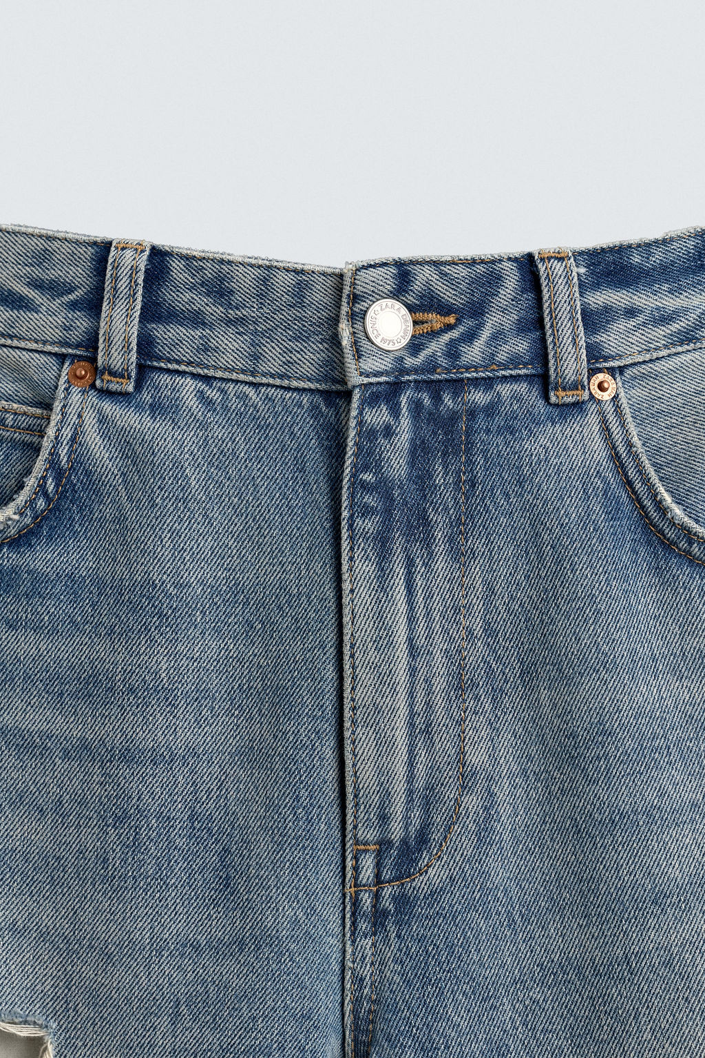 RIPPED FLARE FIT JEANS HARRY LAMBERT FOR ZARA X DISNEY  фото 10
