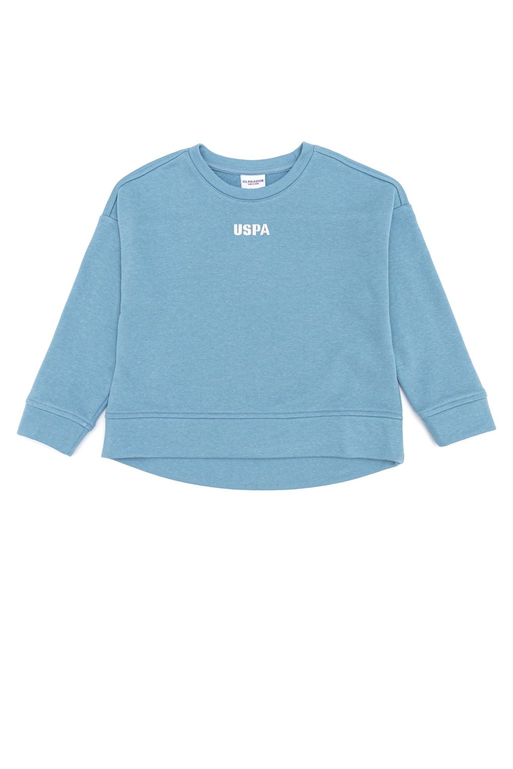 U. S. Polo Assn Детский синий базовый свитшот с круглым вырезом - U.s. polo assn фото 4