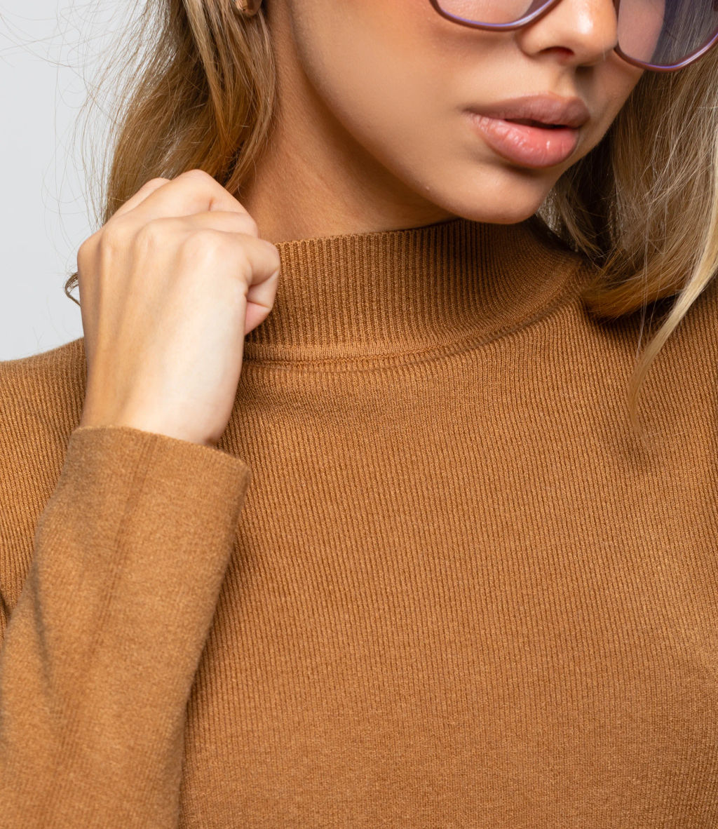 Водолазка #КТ07 (5), коричневый