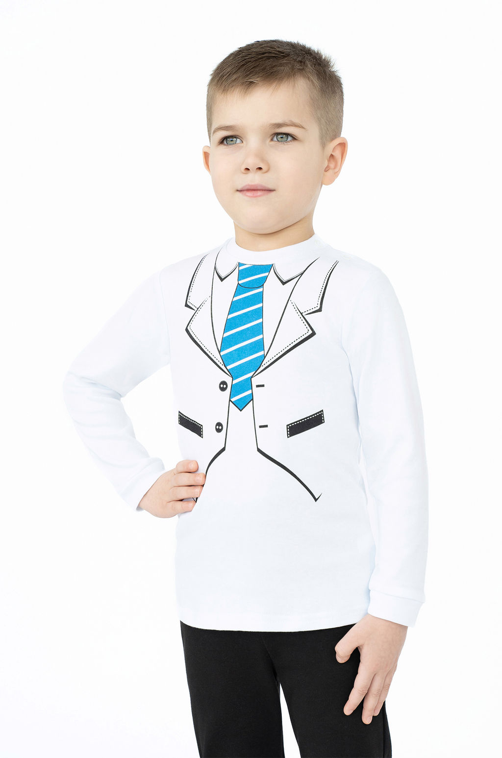 Костюм детский синий галстук