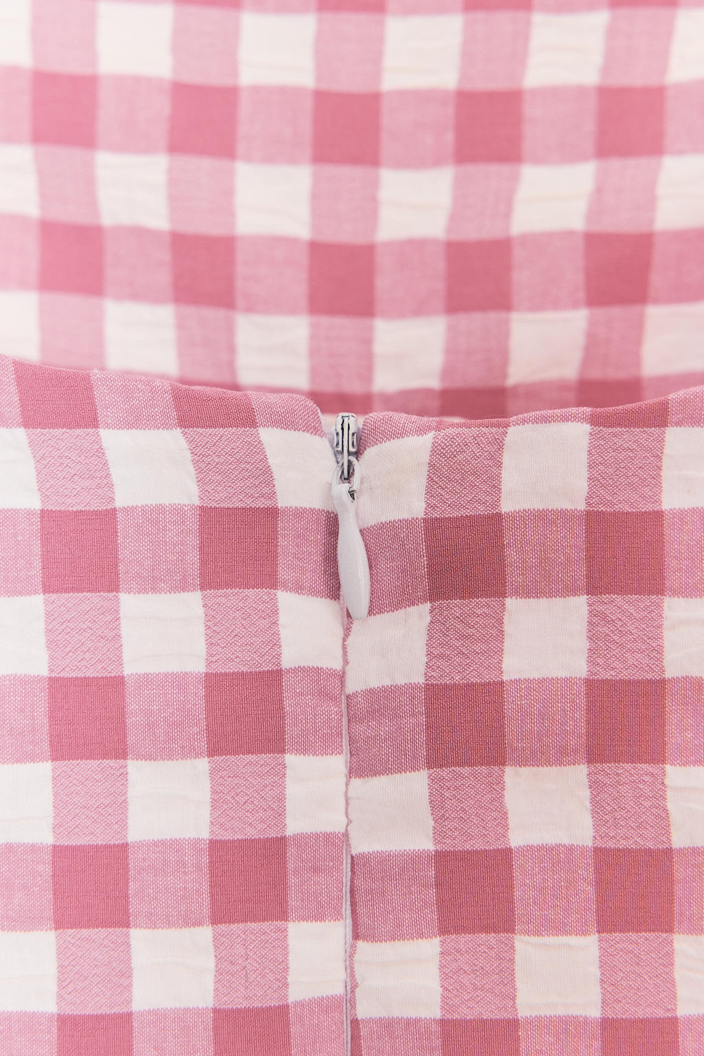 GINGHAM CHECK DRESS WITH BOWS