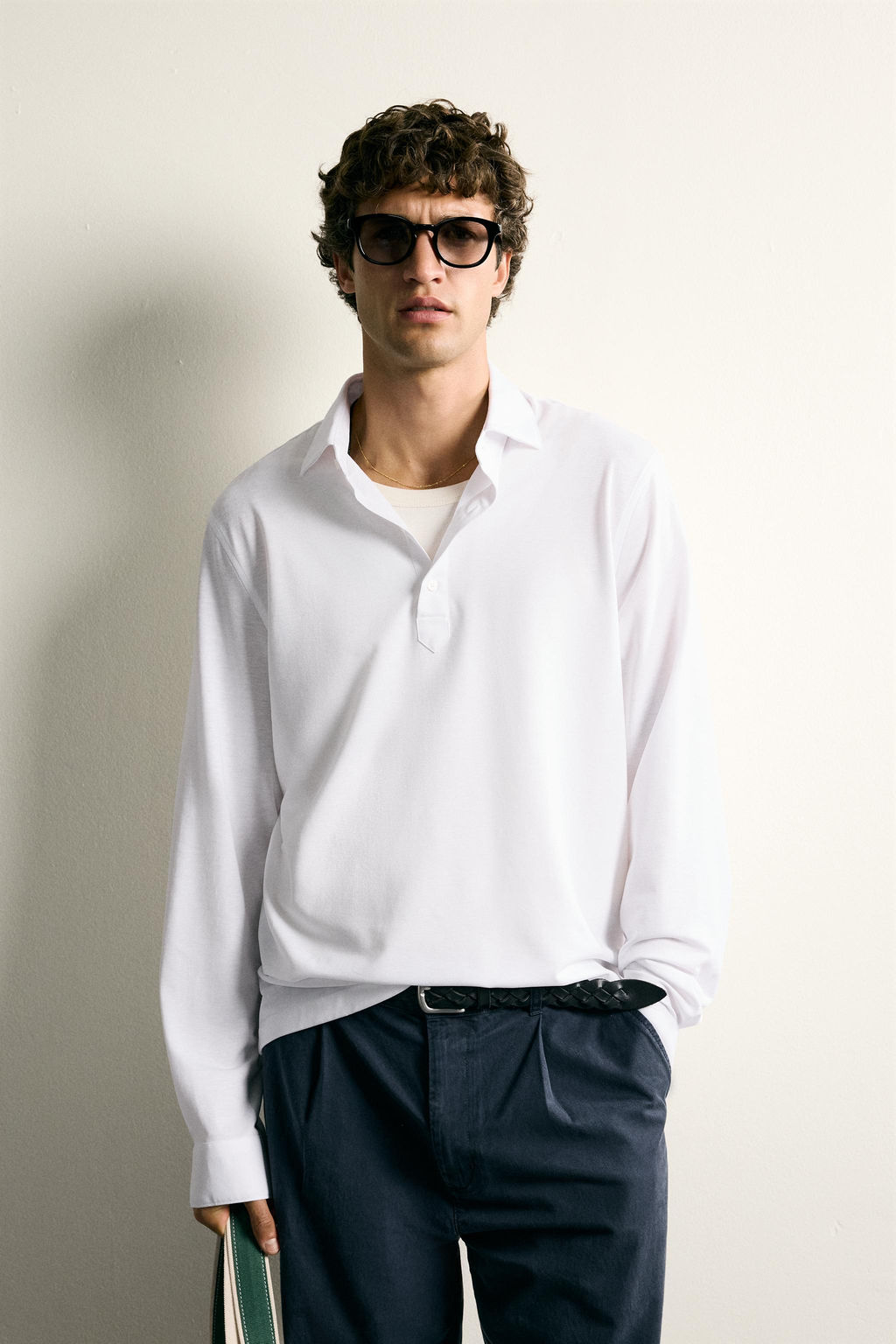 CAMISA POLO REGULAR FIT SOFT / Blanco - Zara фото 2