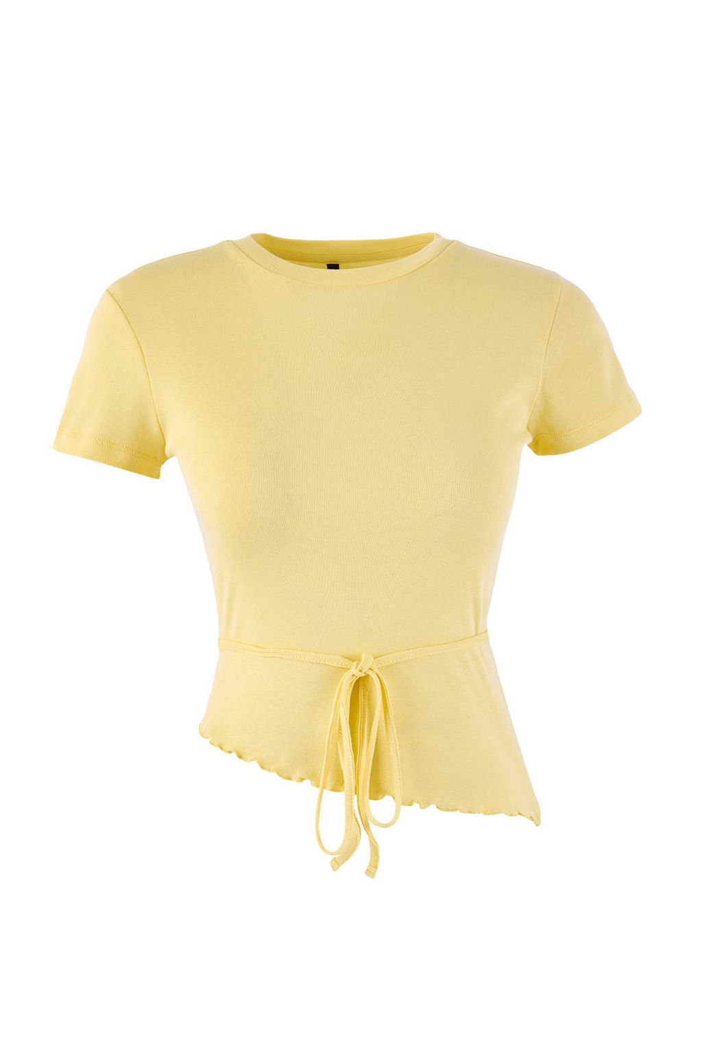 Gri Melanj Fitted/Vucuda Oturan Baglama Detayl? Pamuk Ribana Orme Bluz TWOSS26BZ00200 - Trendyolmilla фото 11