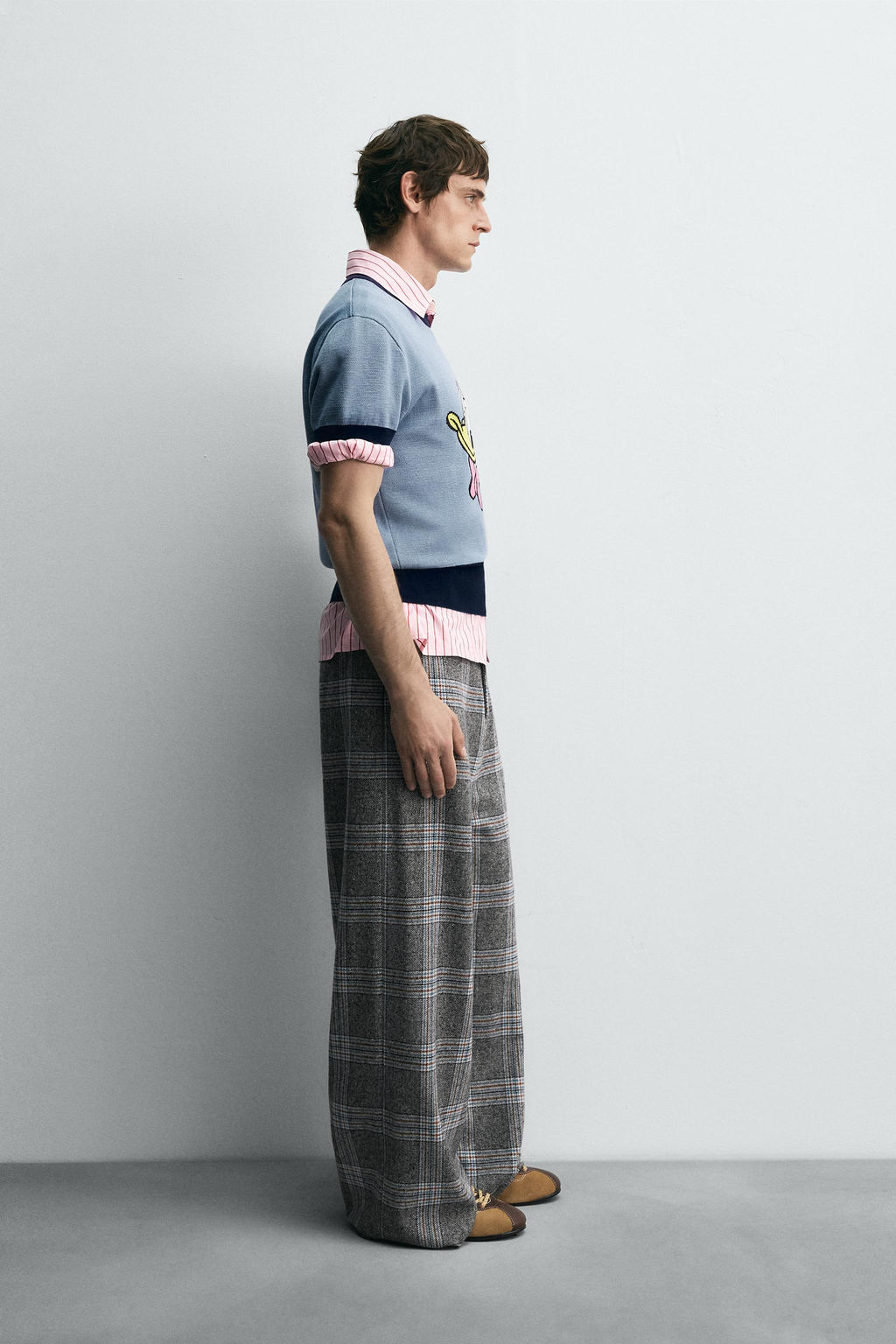 DONALD DUCK KNIT T-SHIRT HARRY LAMBERT FOR ZARA X DISNEY  фото 4