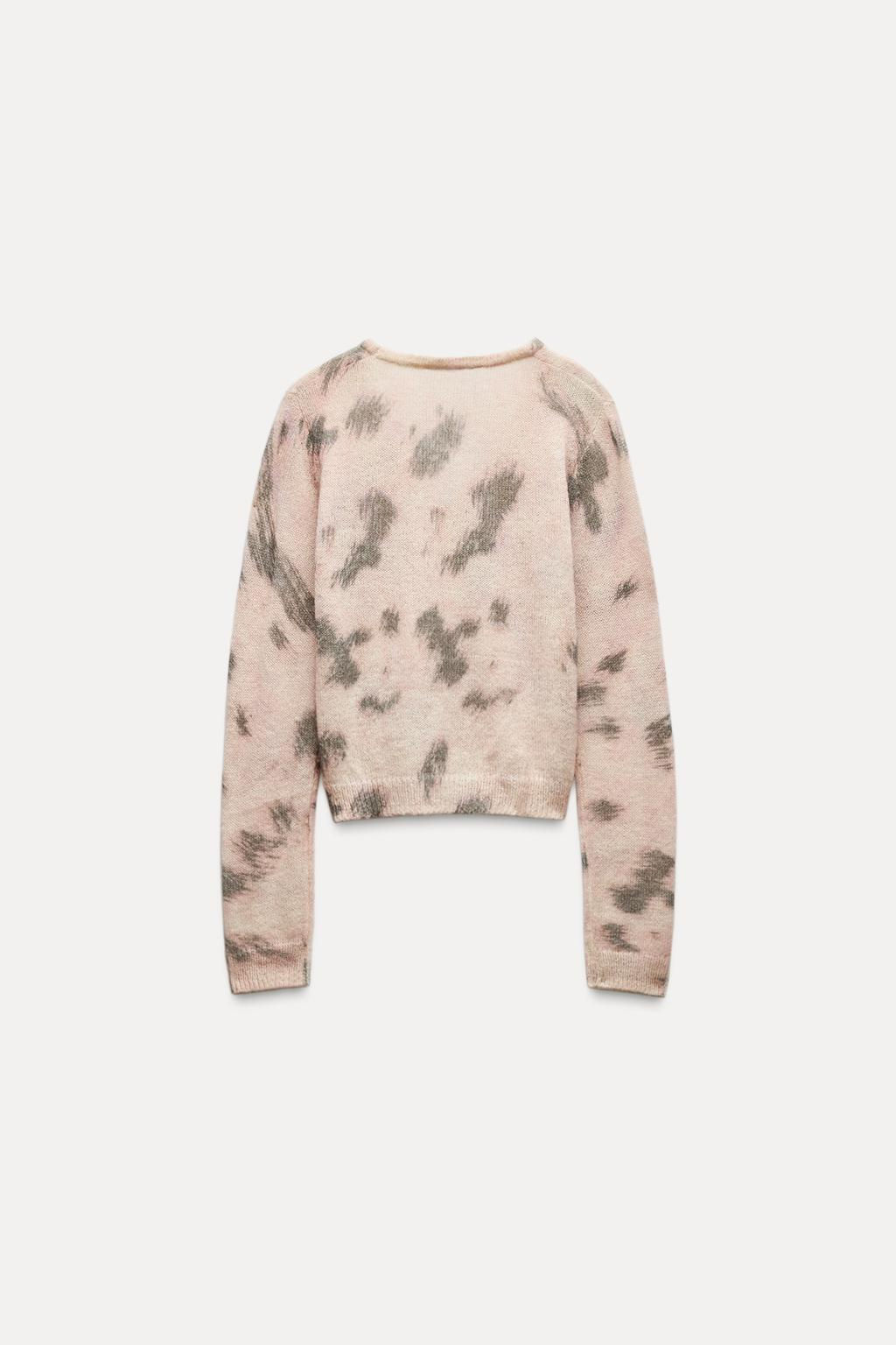 JACQUARD KNIT CARDIGAN - Zara фото 2