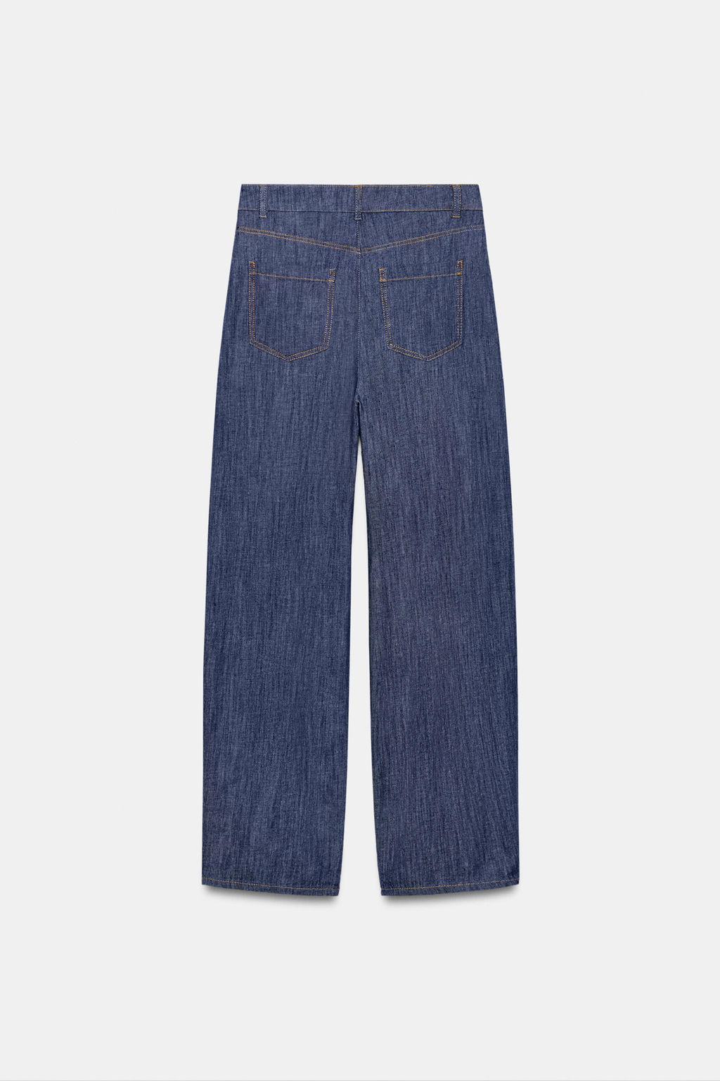 PANTAL?N PLIEGUES CON LINO / ?ndigo - Zara фото 8