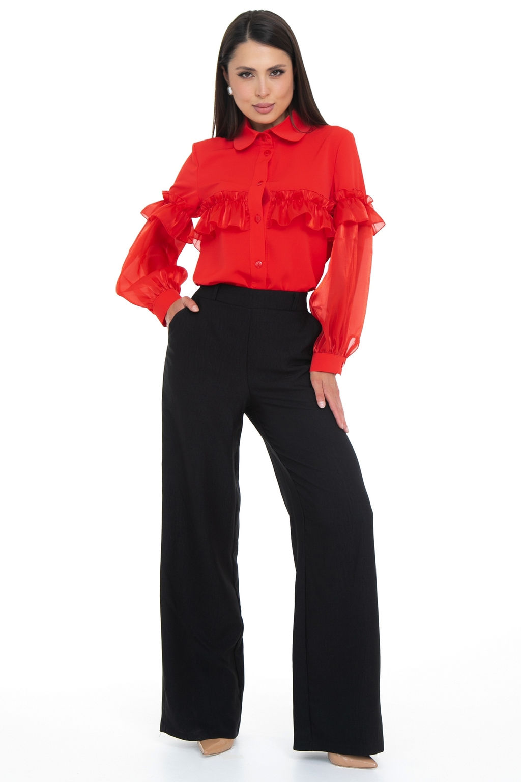 Блуза Очень красивая(алый)