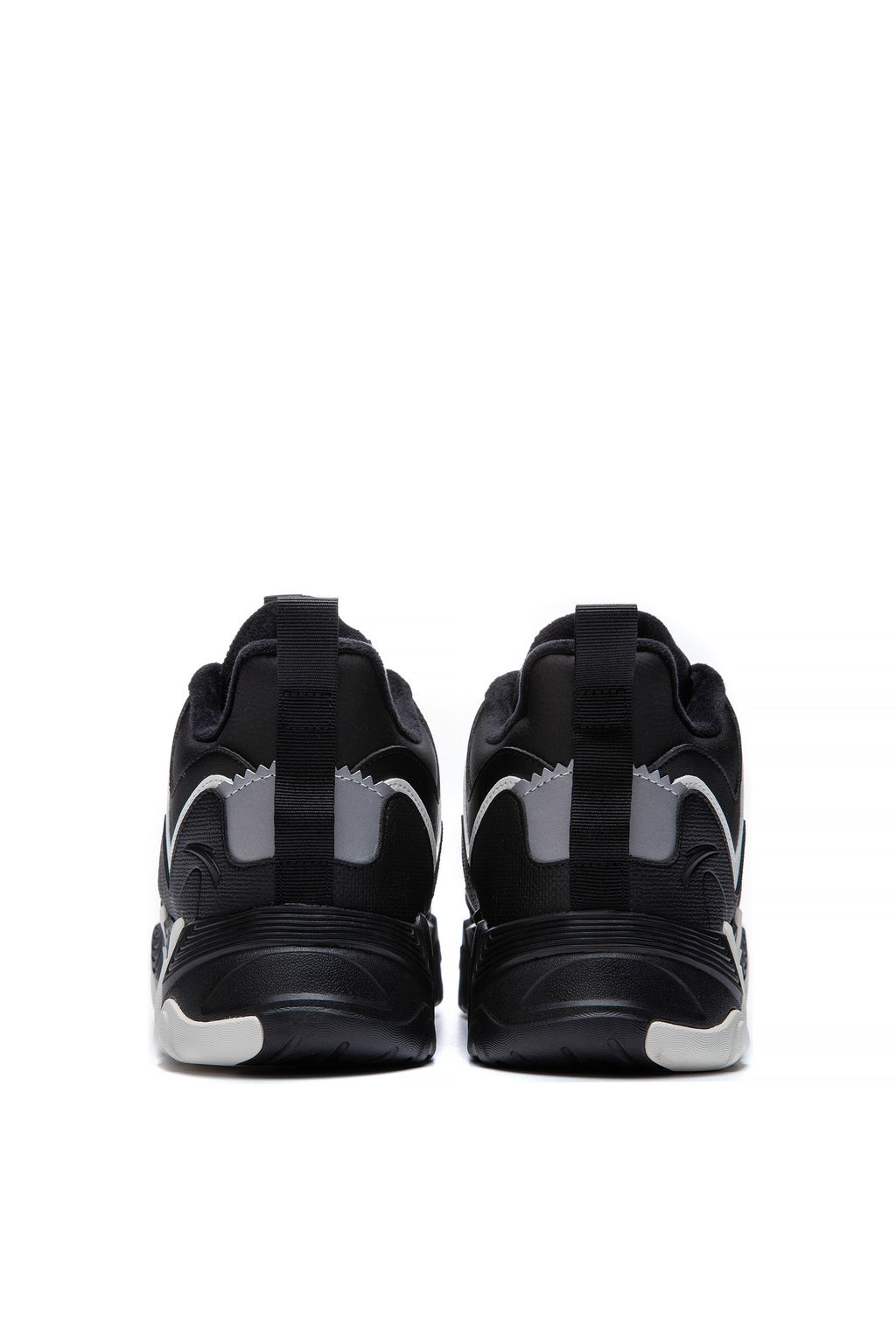 Кроссовки повседневные утепленные Черный/Бежевый