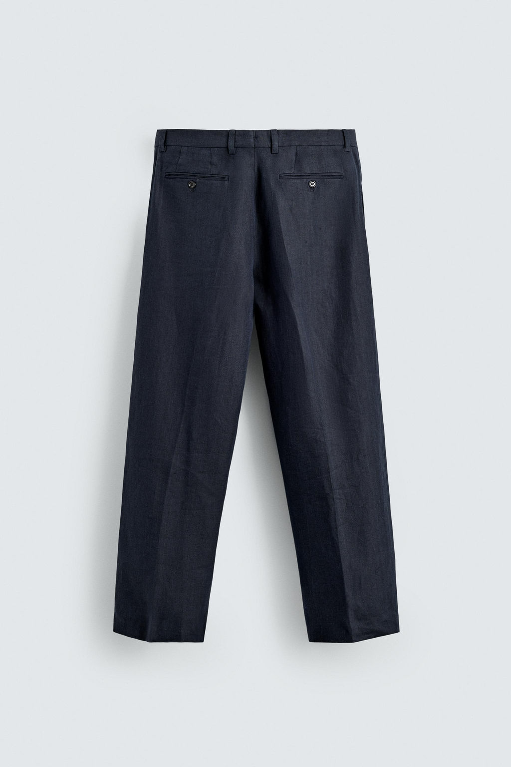 PANTAL?N TRAJE 100% LINO ESPIGA / ?ndigo