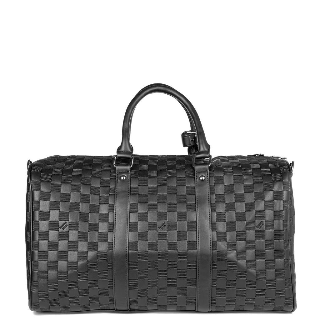 3224-1 black мужская дорожная сумка из экокожи Barcelo Biagi