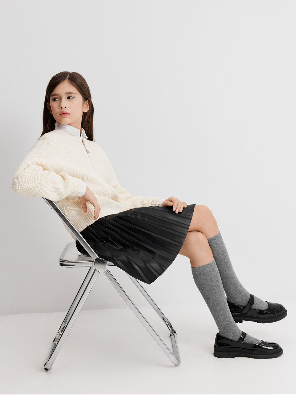 ACOOLA / Кардиган детский для девочек Evita бежевый  фото 6