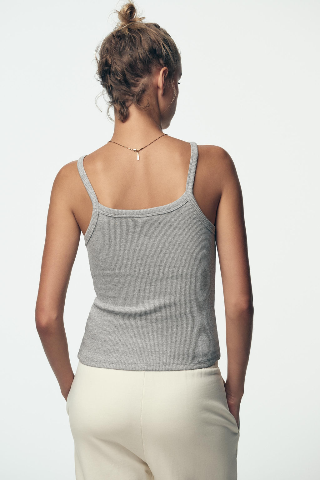 RIBBED HALTER TOP - Zara фото 13