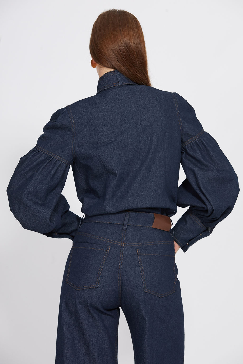 Блузка темно-синий - Eola фото 4