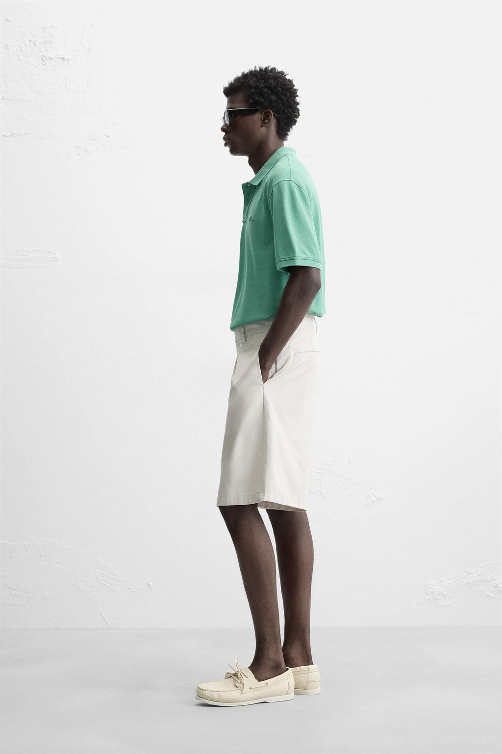 WASHED PIQU_ POLO SHIRT - Zara фото 4