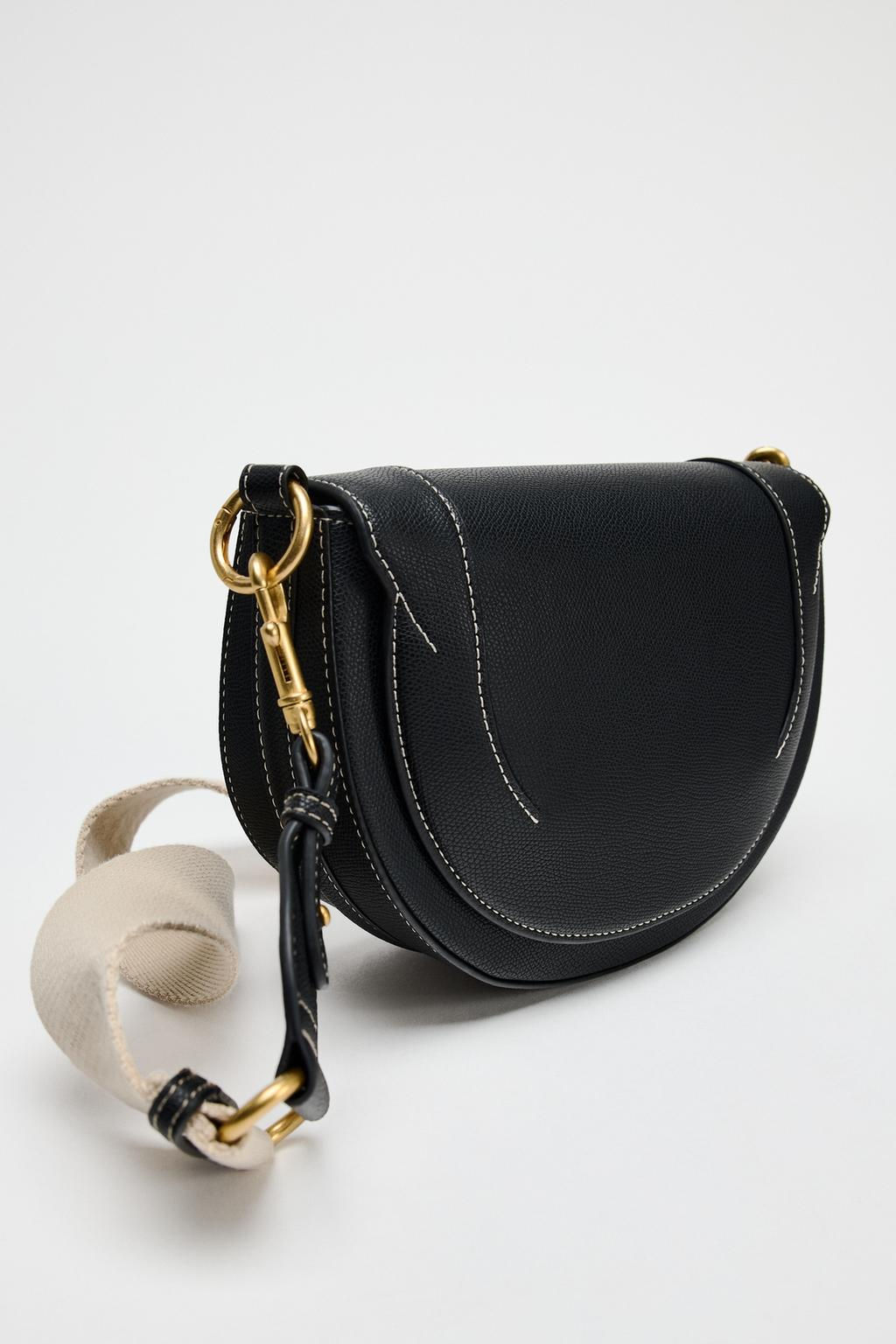 CONTRAST TOPSTITCHING CROSSBODY BAG - Zara фото 13
