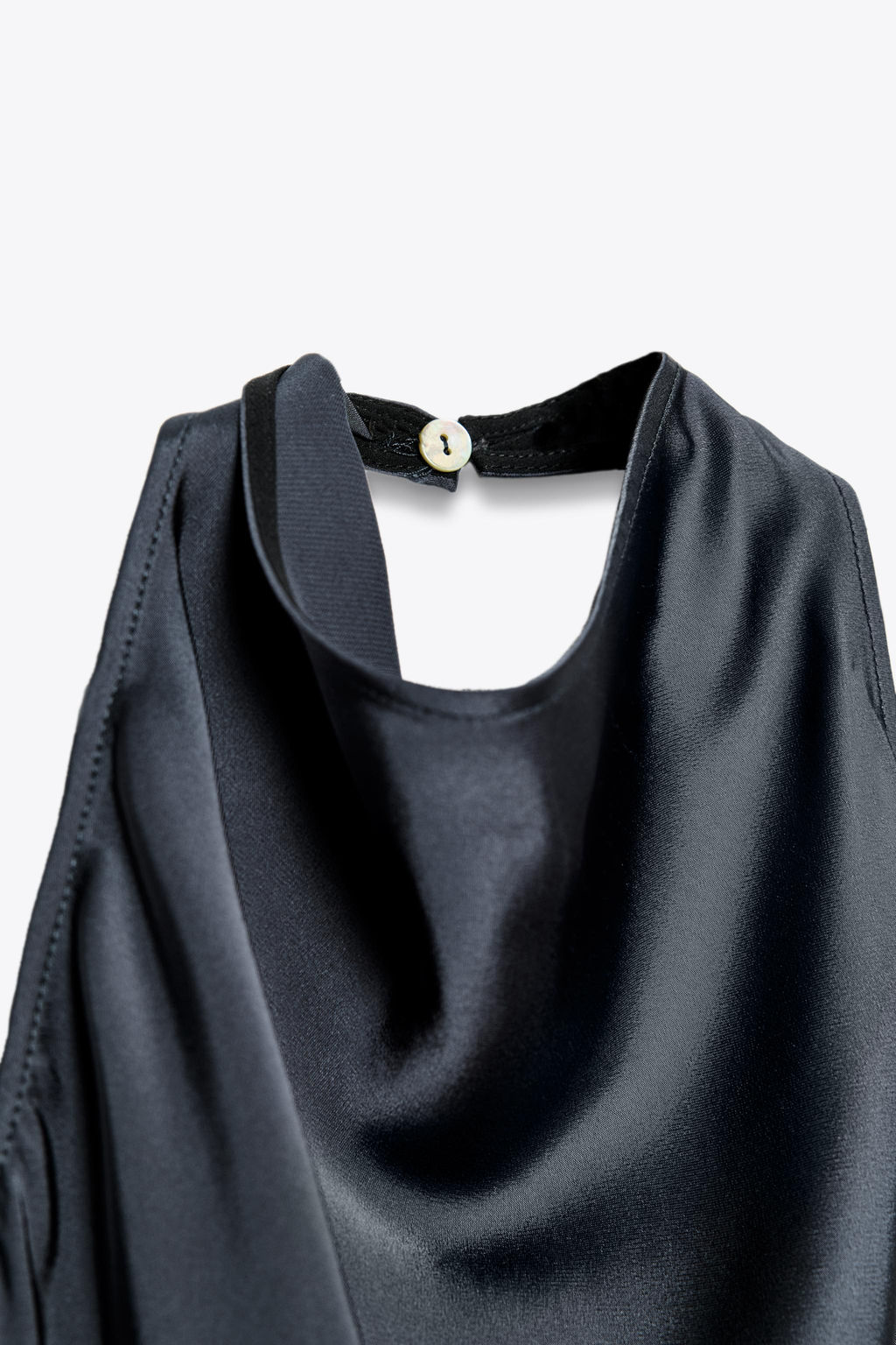 ZW COLLECTION SATIN HALTER TOP - Zara фото 16