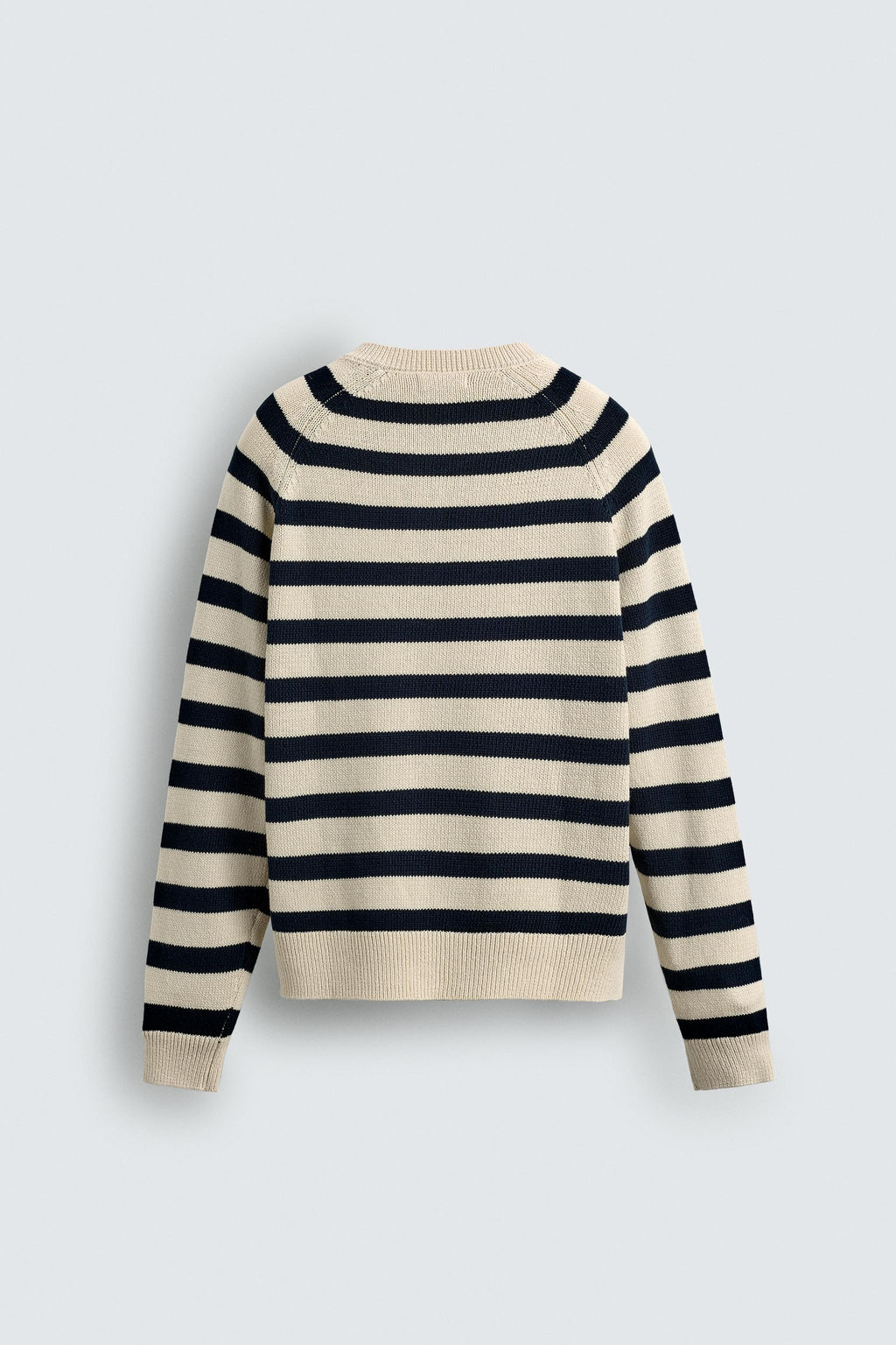 STRIPED HENLEY SWEATER - Zara фото 8
