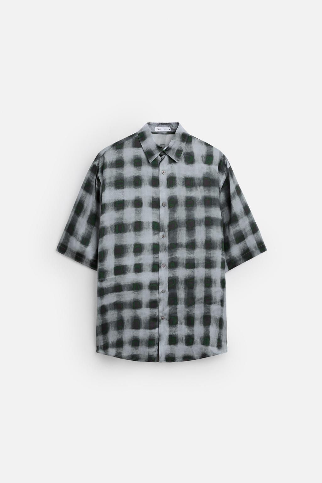 ABSTRACT PRINT SHIRT - Zara фото 7