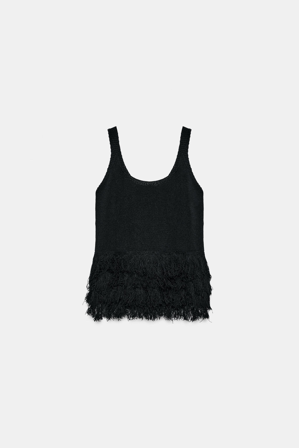 TOP PUNTO FLECOS / Negro