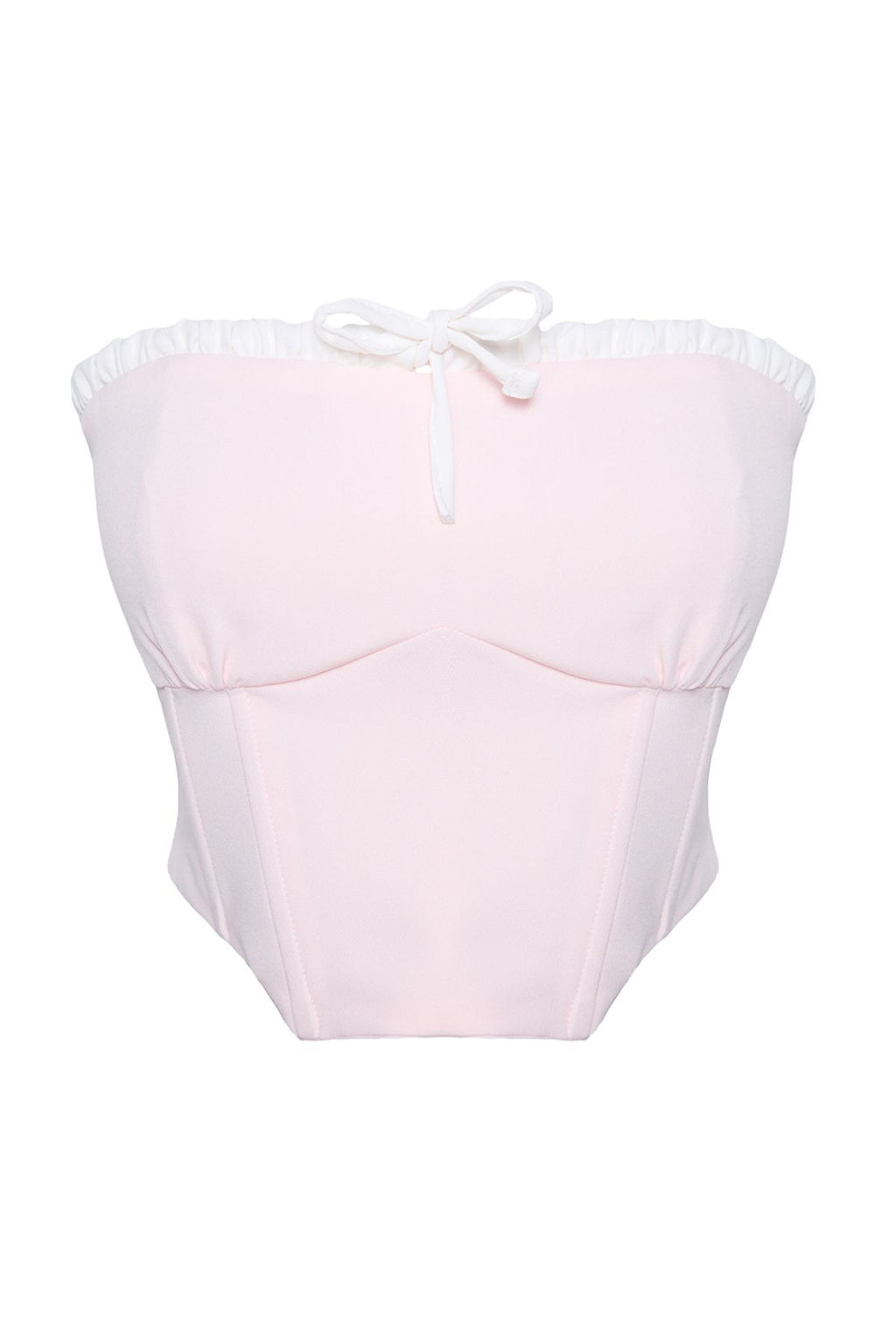 Trendyolmilla Siyah Baglama Detayl? Straplez Crop Dokuma Bluz TWOSS24BZ00607  фото 6