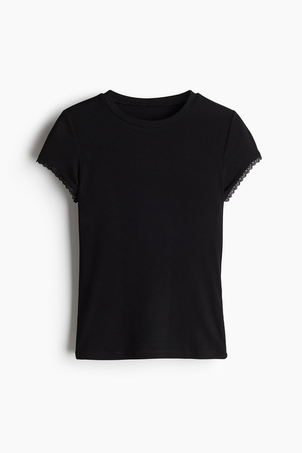 Camiseta de canal? con ribetes de encaje - H&m фото 3