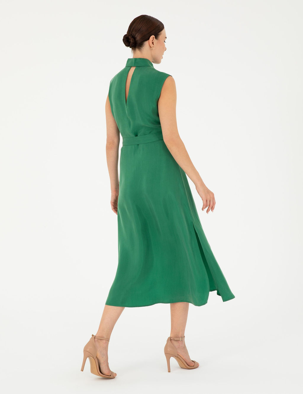 Ye_il Kolsuz Regular Fit G_mlek Elbise - Pierre cardin фото 4