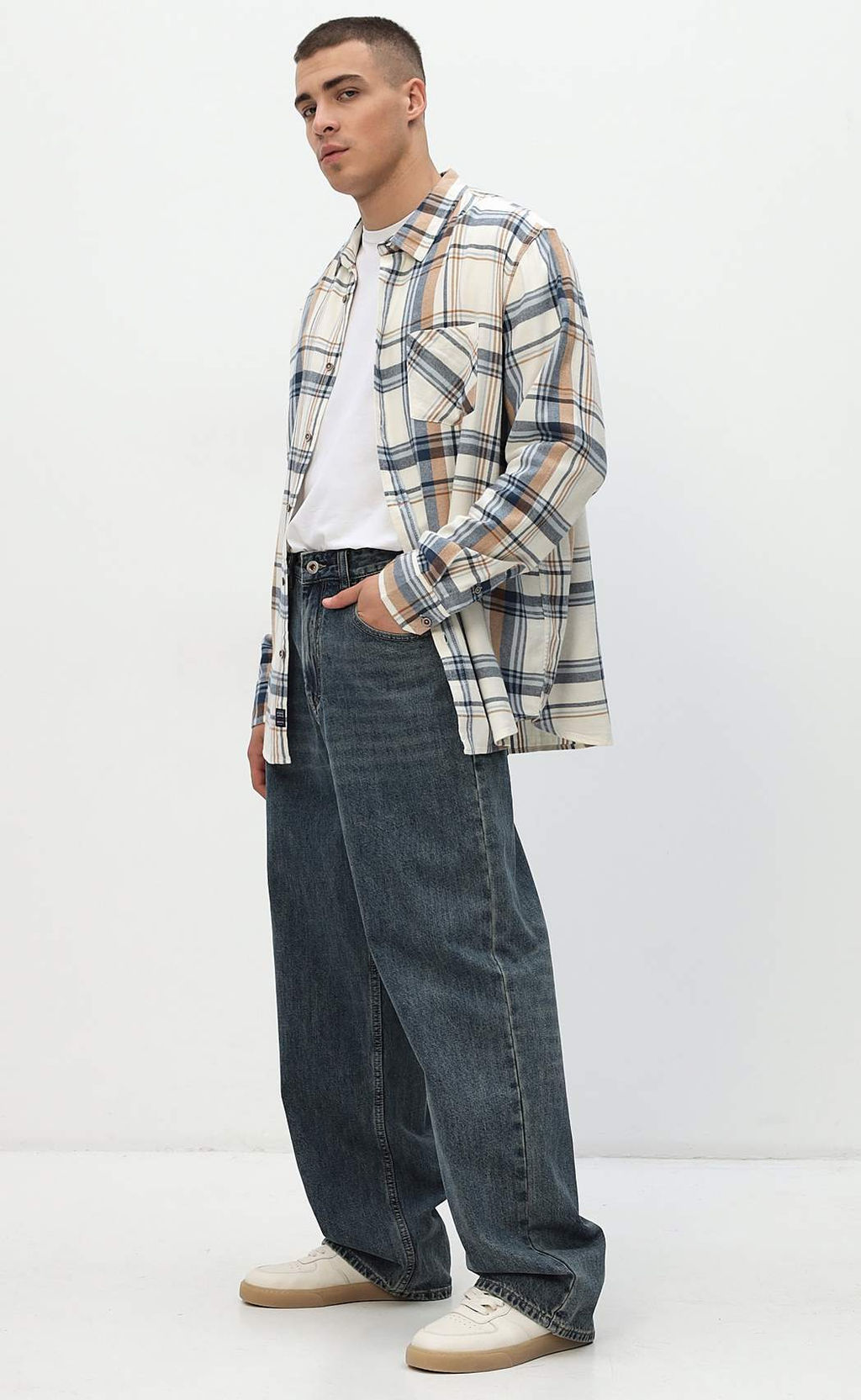 Джинсы муж. А8155 blue-green