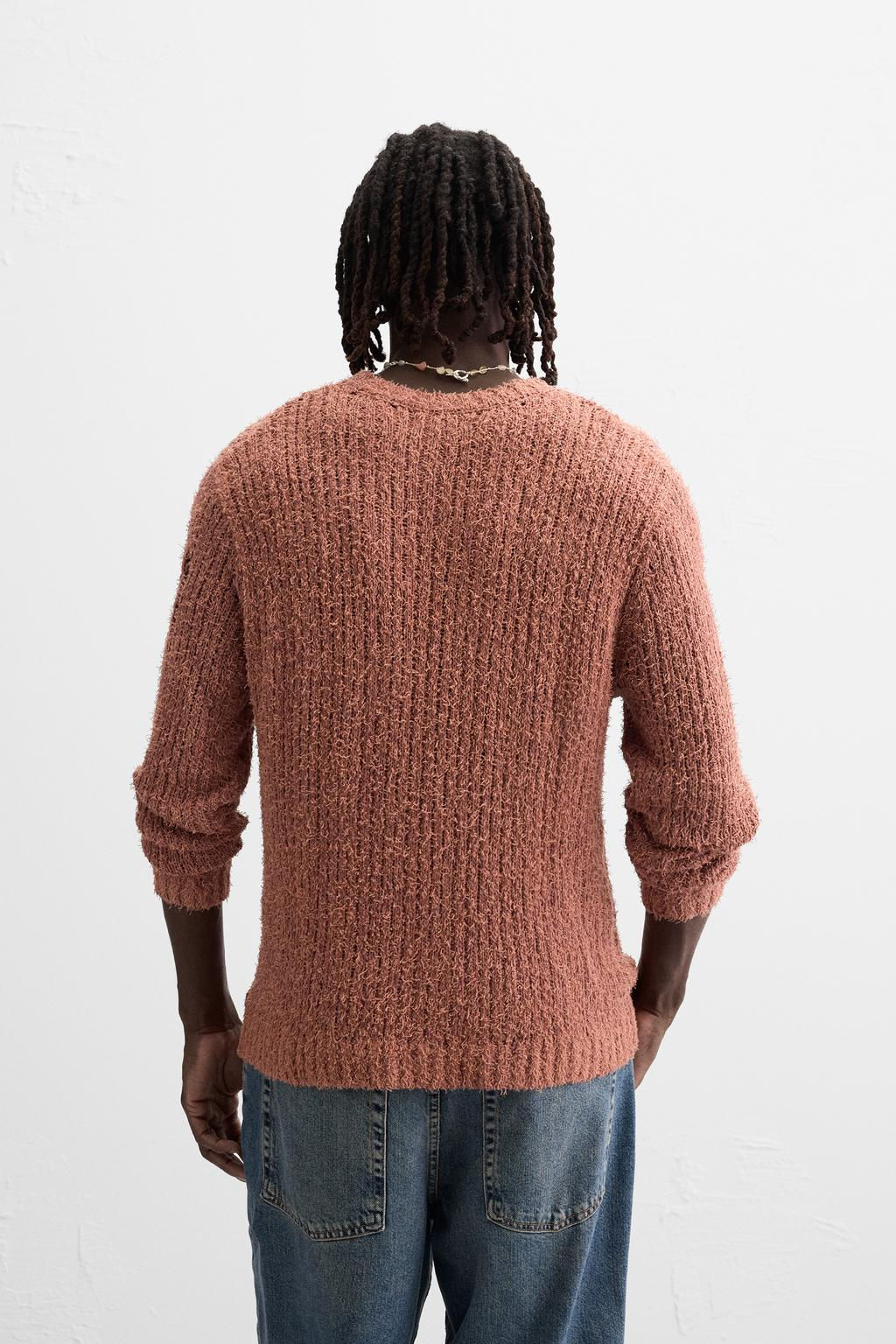 RIPPED-EFFECT SWEATER - Zara фото 3