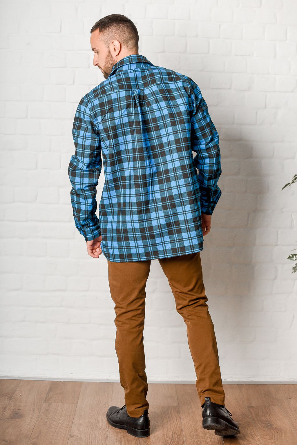 Сорочка рубашка Фланель 100% хлопок - Оптима фото 3