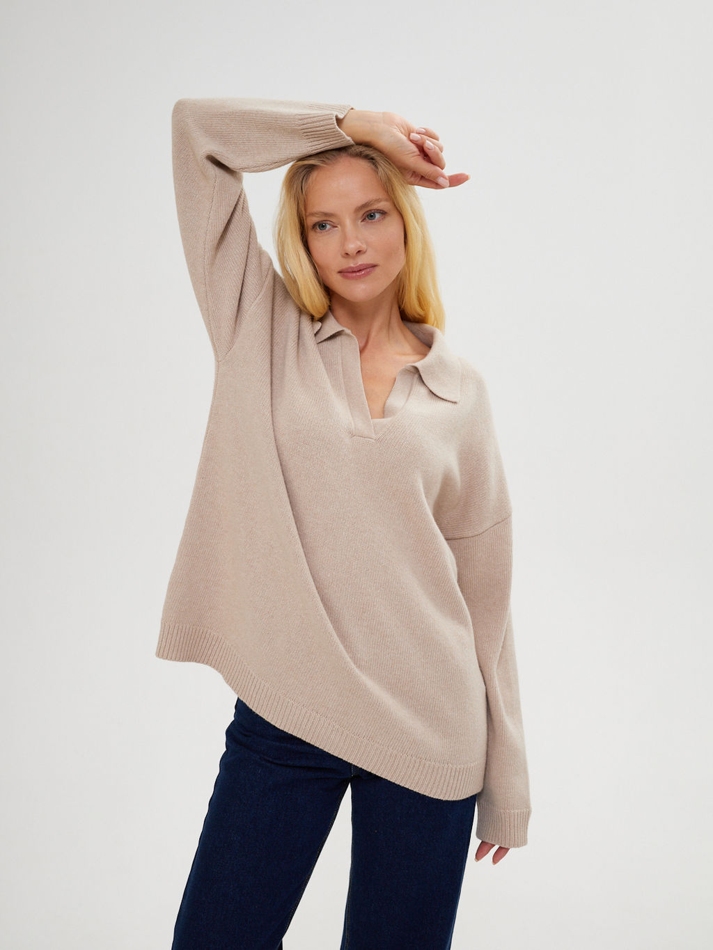 Джемпер 311.070367/слоновая кость - Seven senses фото 14