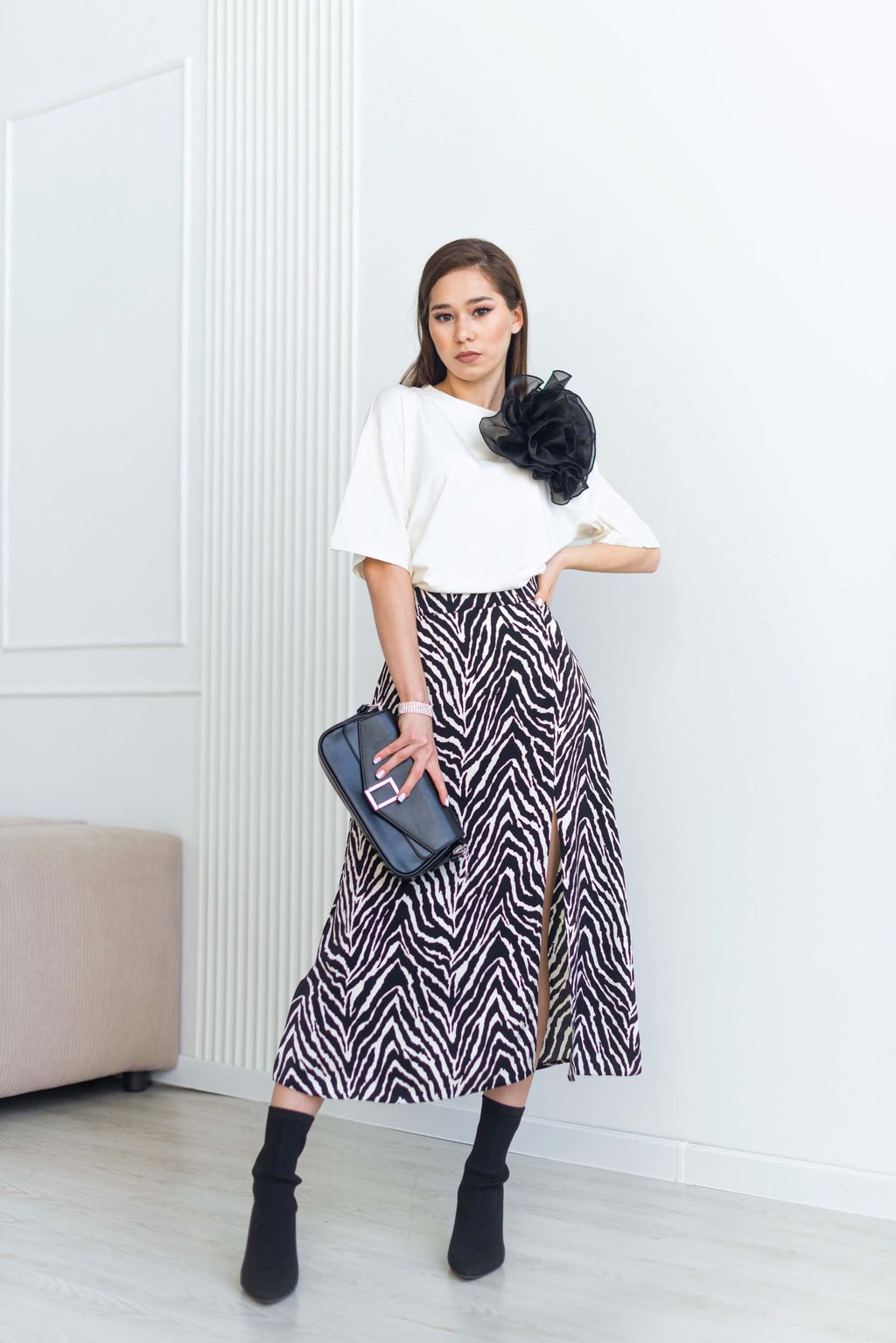 Футболка Тео (белый) - Nadi bordo фото 5