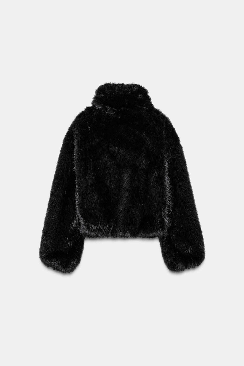 SHORT FAUX FUR COAT - Zara фото 9